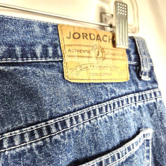 Jordache Vintage Jeans Metallic Embroidery Size 11 / 12 Boot Flare Hem Retro - Picture 4 of 16